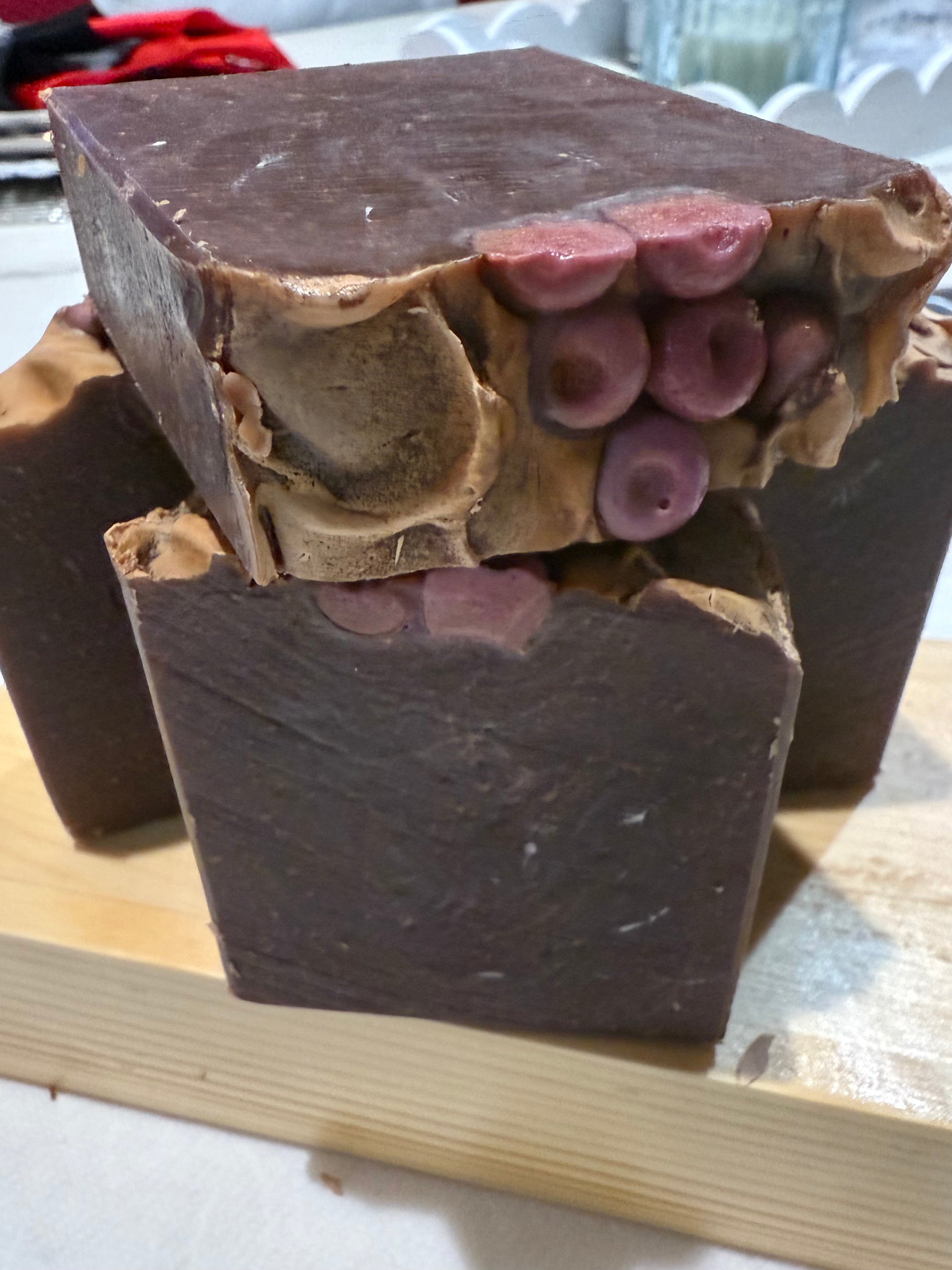 Organic Blueberry cheesecake soap bar