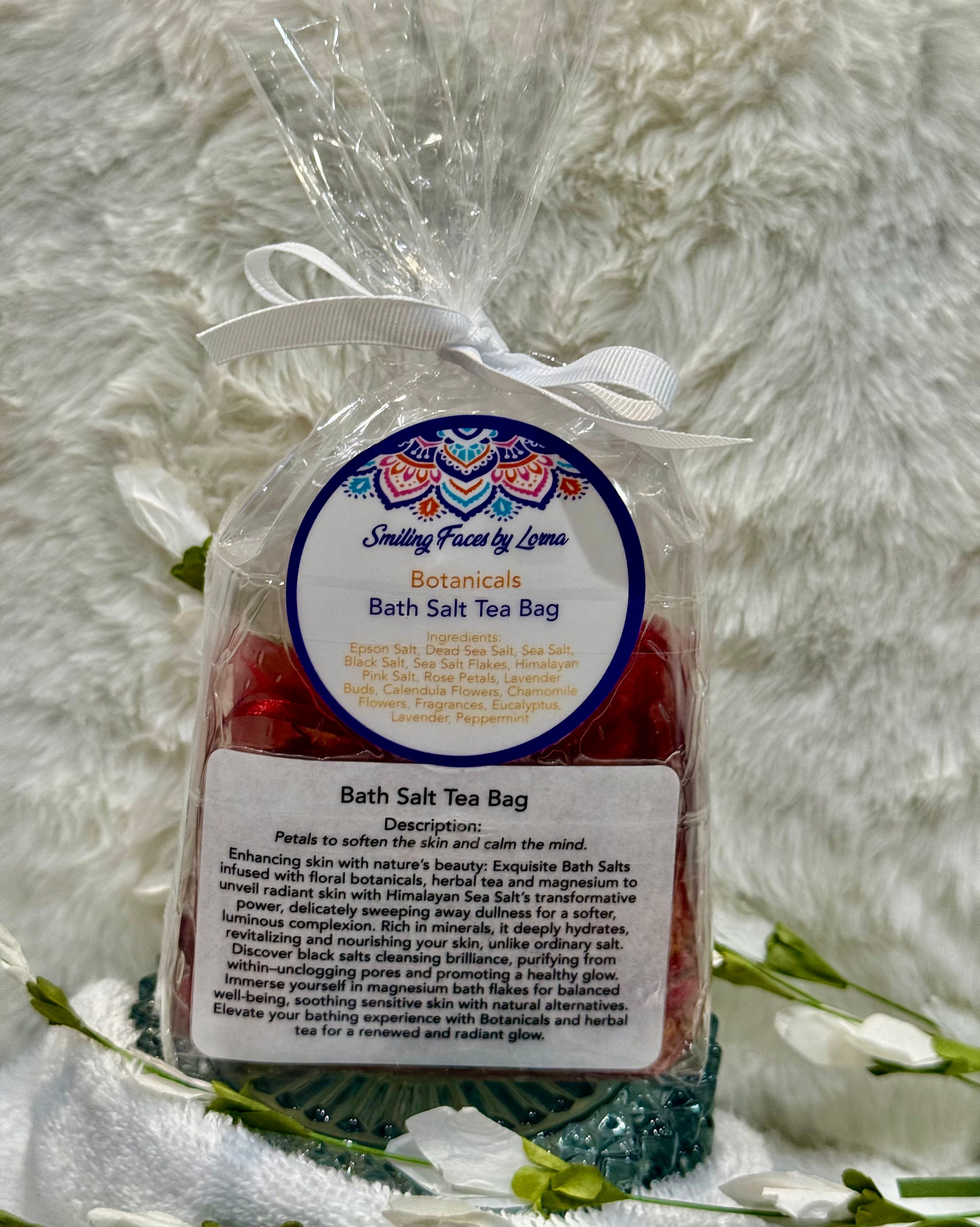 Botanical Bath Salt Tea Bag