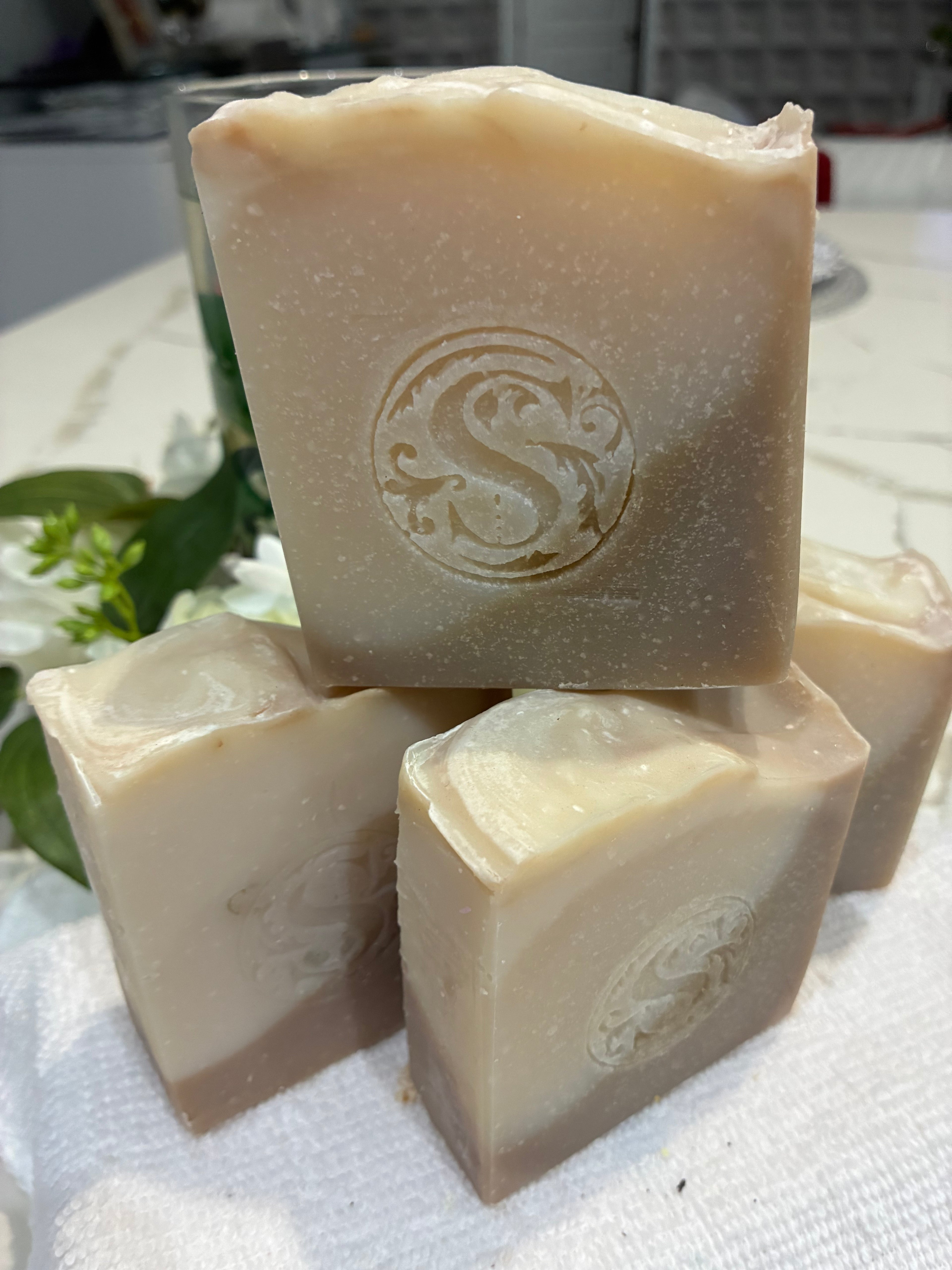 Organic coconut cream soap bar