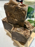 Organic coffee exfoliating soap bar