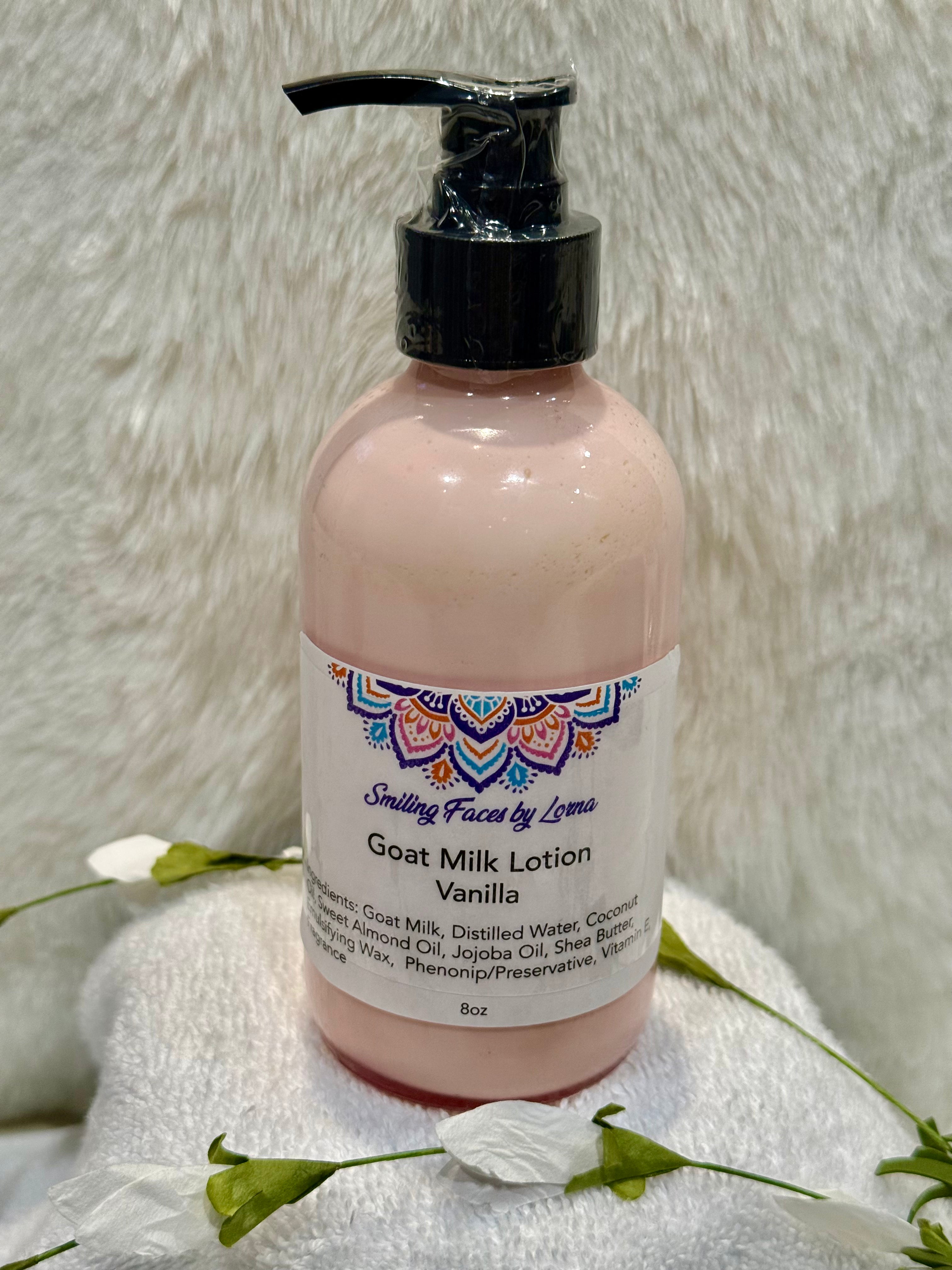 Goat milk lotion vanilla 8oz
