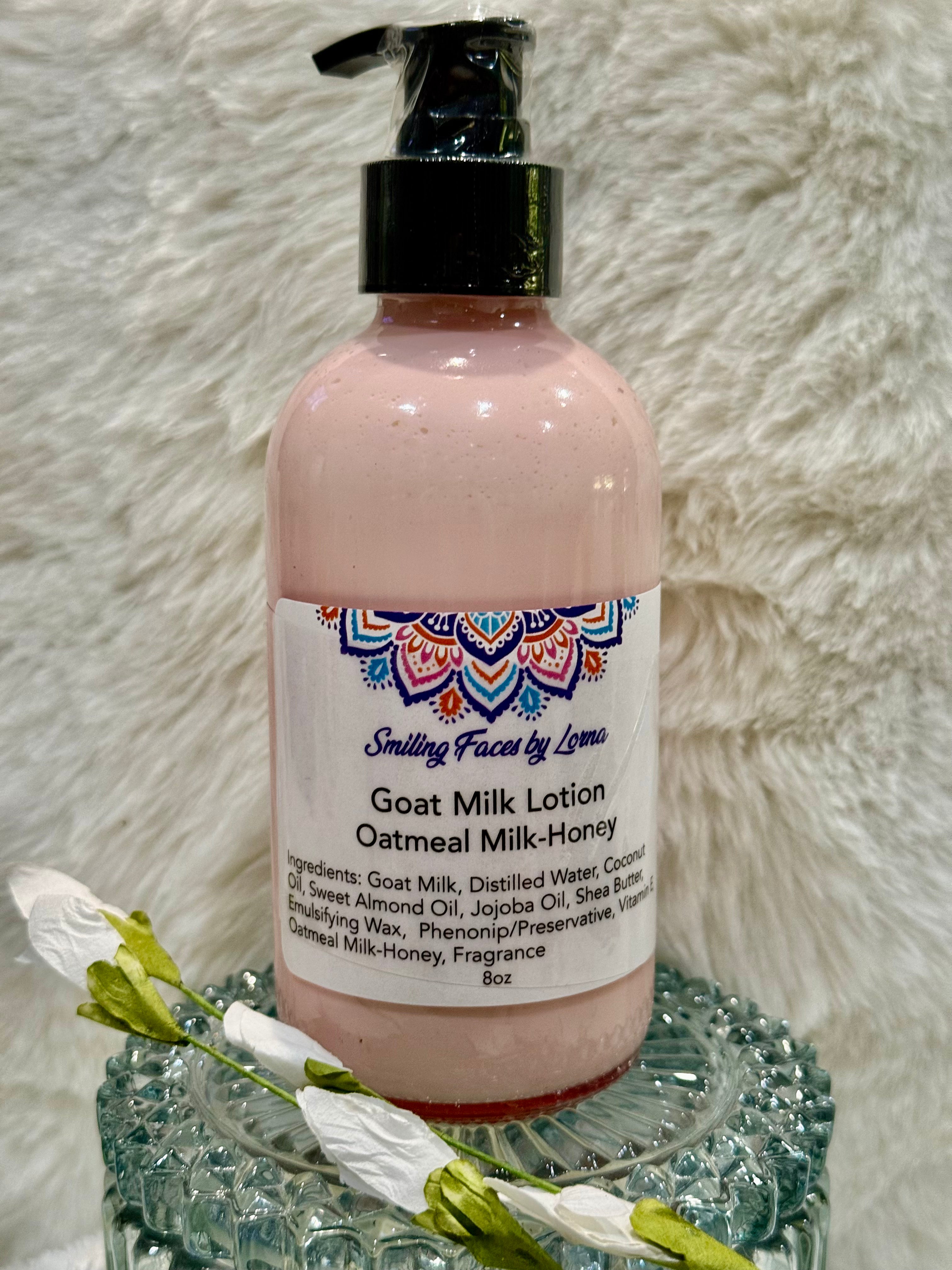 Goat milk oatmeal and honey lotion 8oz
