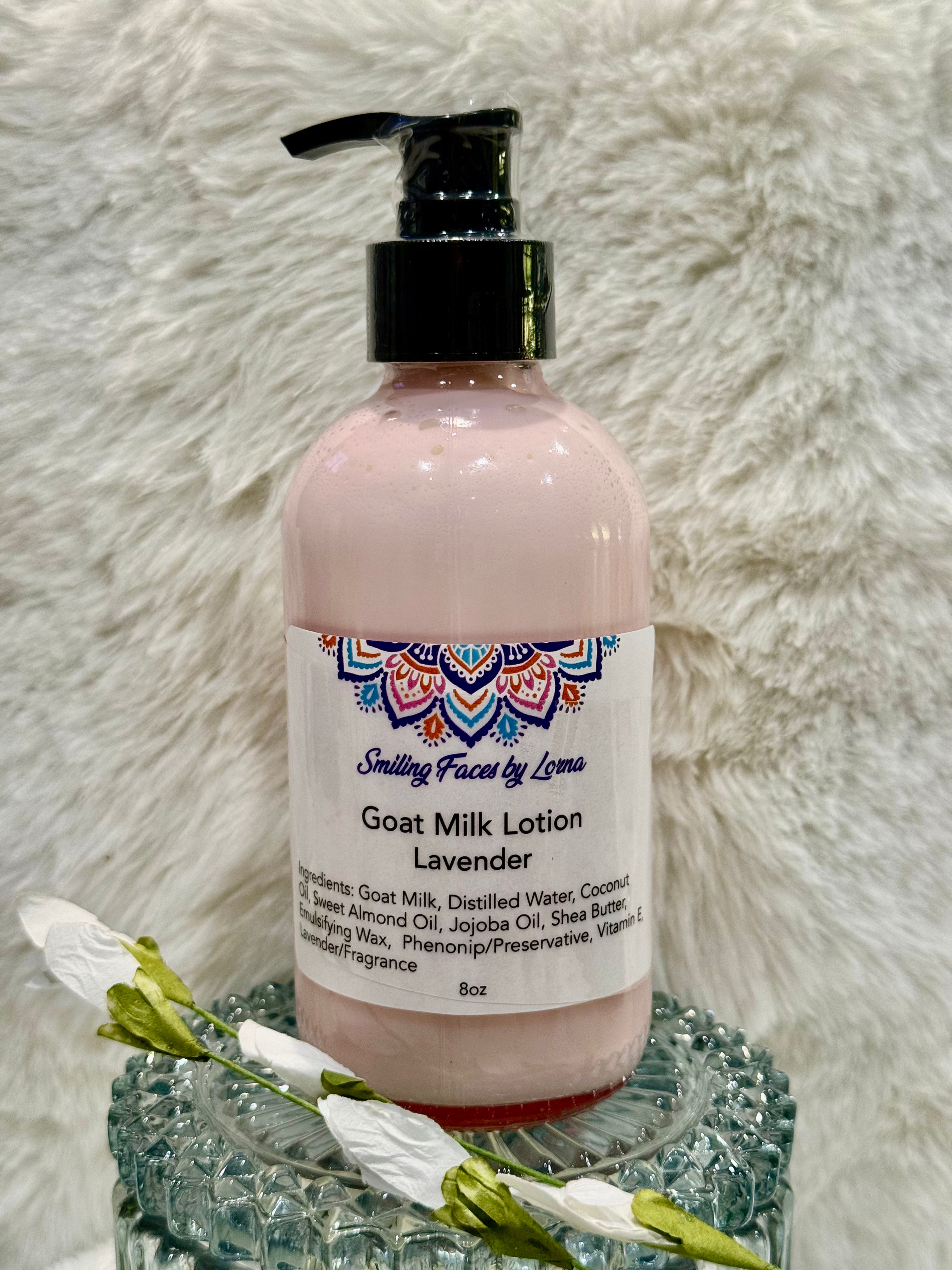 Goat milk lotion lavender 8oz