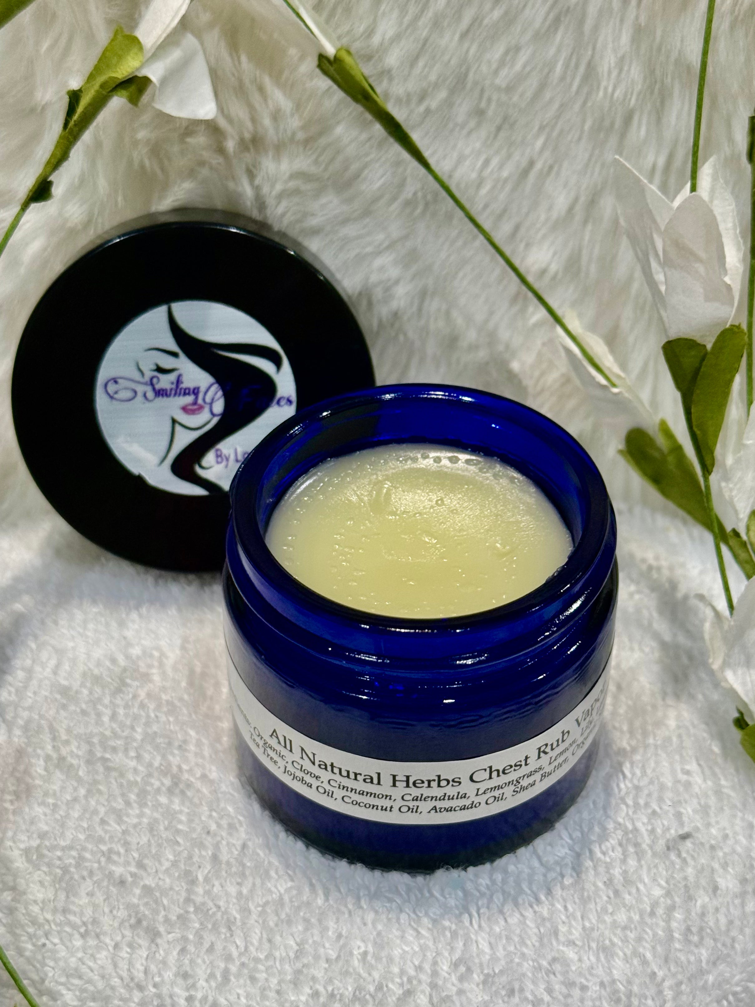 All natural herbs chest rub