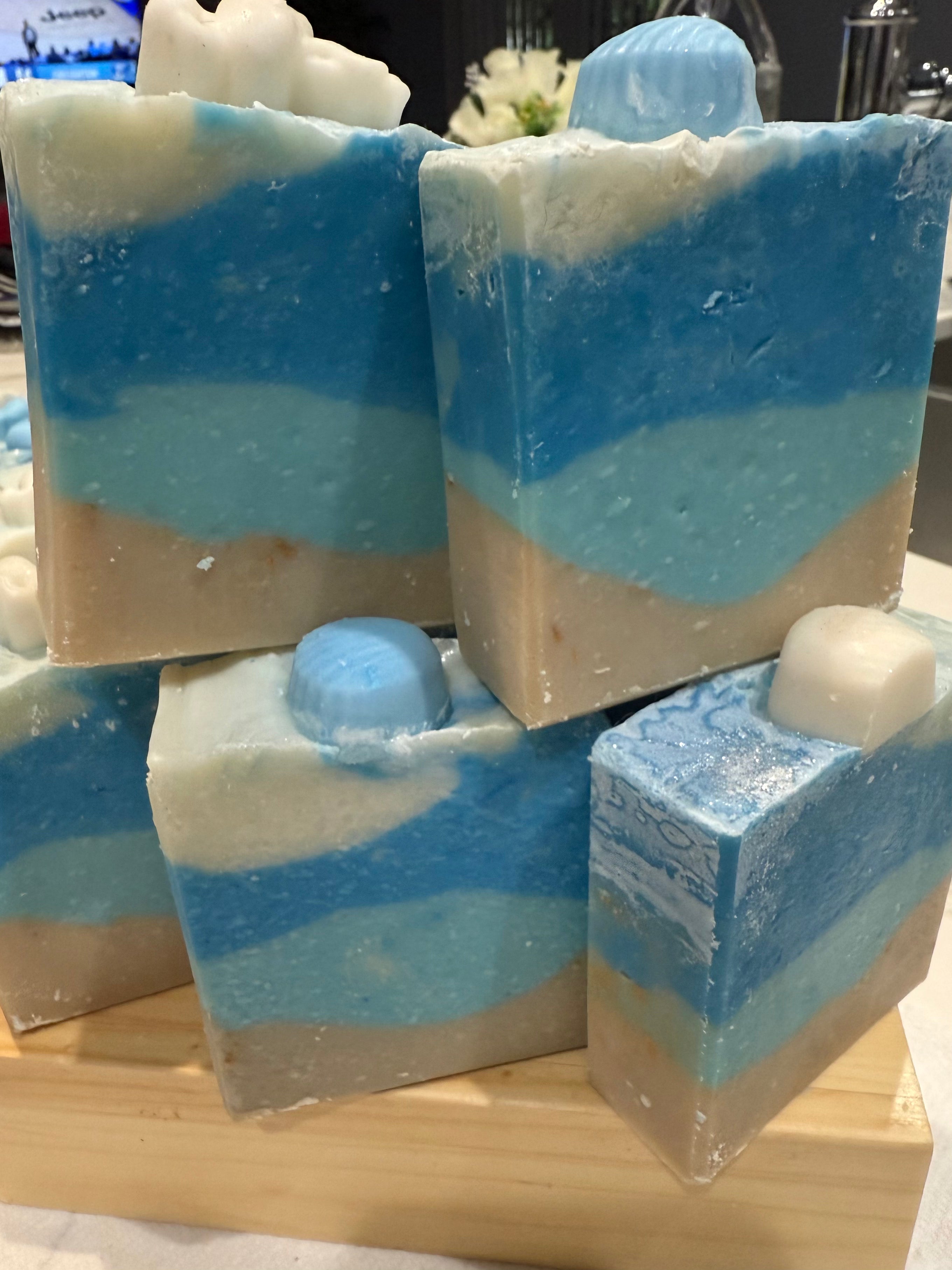 Organic ocean wave soap bar